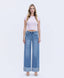 Mia High Rise Cuffed Wide Jeans