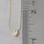 Dainty Chain Oval Cz Halo Solitaire Pendant Necklace: S