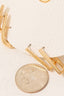 Mixed Long Oval Hinge Hoop Earrings Set: GD