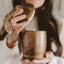 Holiday Soy Candle - 13.5 oz Antique Gold Bell Jar
