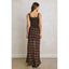 Polka Dot Pull On Maxi Skirt: CHOCOLATE CREAM