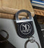 ND 701 Leather Bottle Opener Keychain