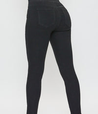 Petite High Rise Jegging - Black