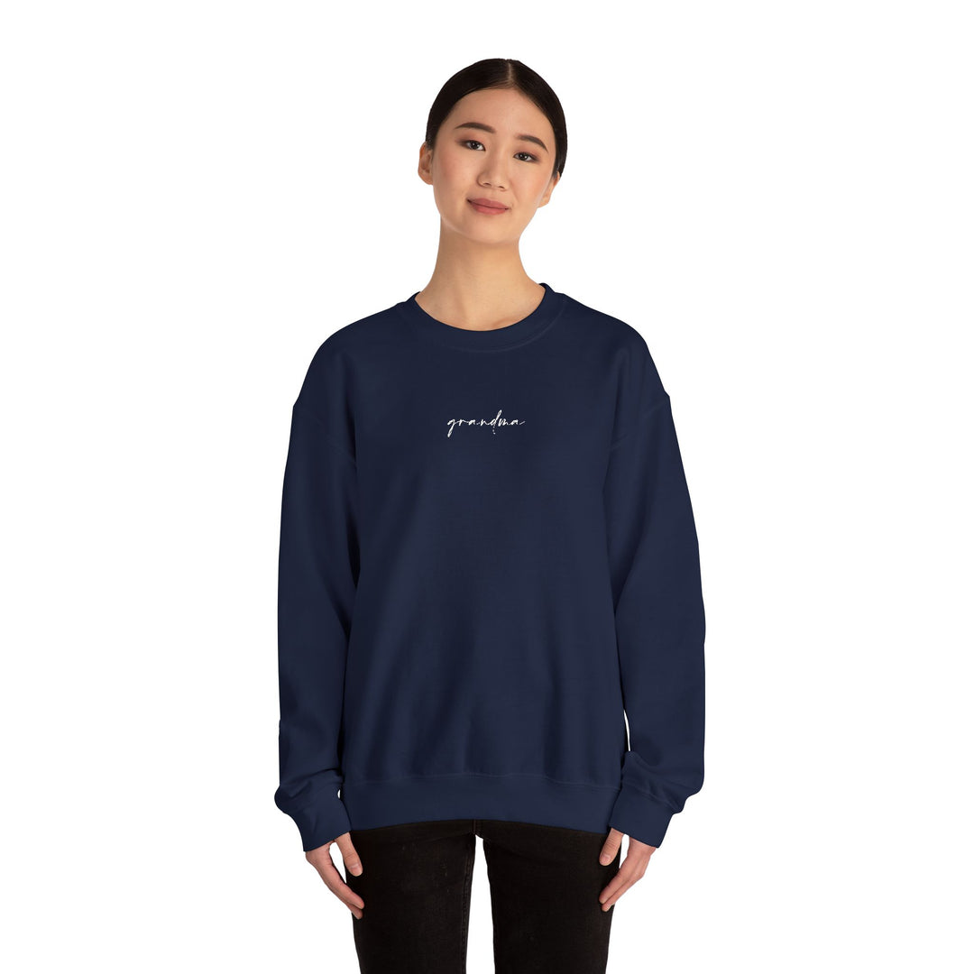 Grandma Embroidered Crewneck Sweatshirt