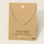 Gold Dipped Cz Chain Link Necklace: G