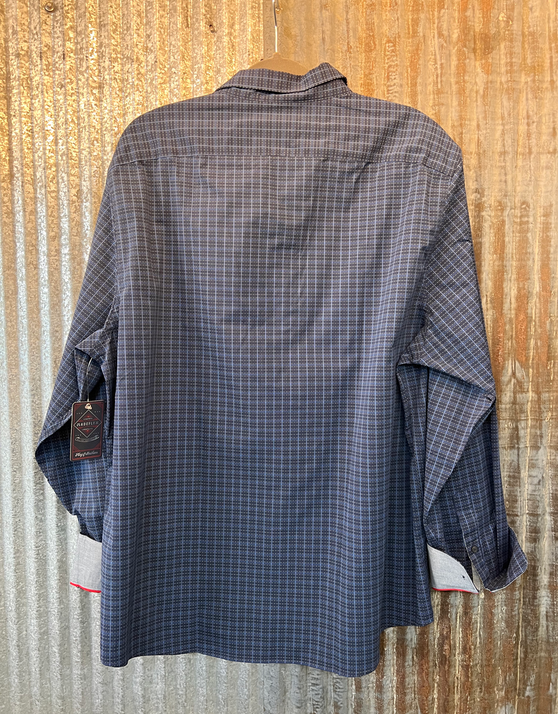 Gridley LS Performance Icon Shirt - Navy