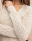 Tibi Scoop Mesh Sweater