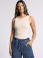 Edlin Tank - Cappuccino Heather