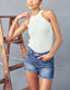 Kenna High Rise Shorts - Dark