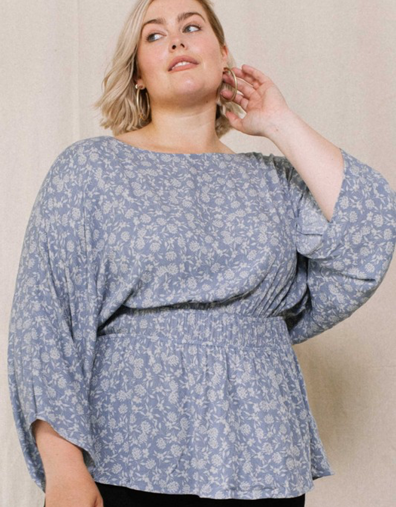 Floral Print Baby Doll Top