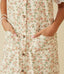 Bailey Floral Bibs - Cream