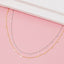 Dainty Mini Disc Station Necklace: G