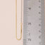 Gold Half Box Half Paperclip Chain Necklace: G