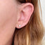 18k Gold-Filled Mini Cz Triangle Stud