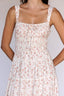 Floral Smocked Midi Dress
