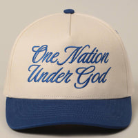 One Nation Under God Two-Tone Trucker Hat