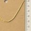 Gold Dipped Cz Chain Link Necklace: G