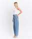 WINSLET SUPER HIGH RISE FULL LENGTH WIDE BARREL JEANS