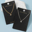 Oval Bezel Cz Solitaire Pendant Necklace: GOLD