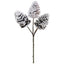 Brown Flocked Pinecone Pick