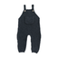Charcoal Knit Pocket Overalls