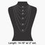 Double Chain Layered Necklace: G