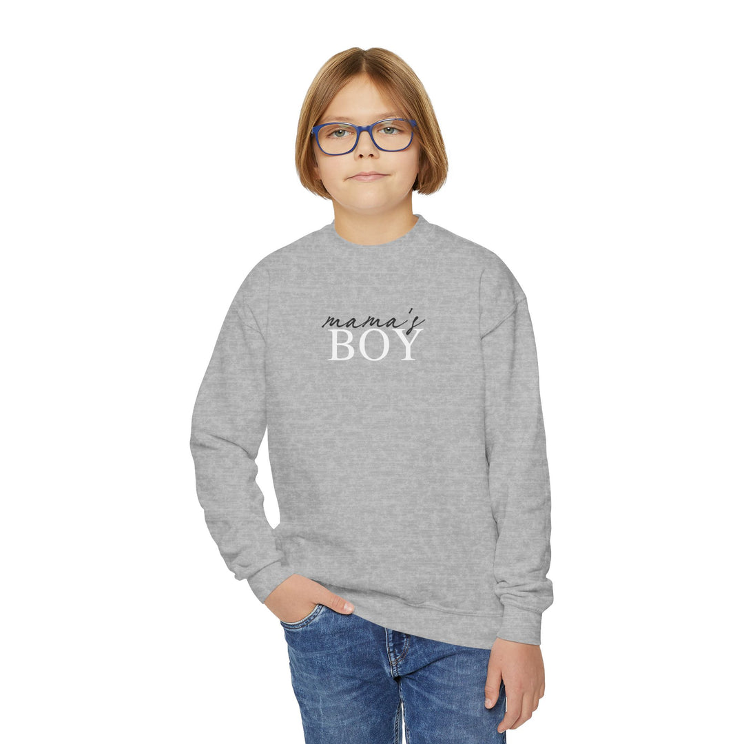 Mama's Boy Youth Crewneck Sweatshirt