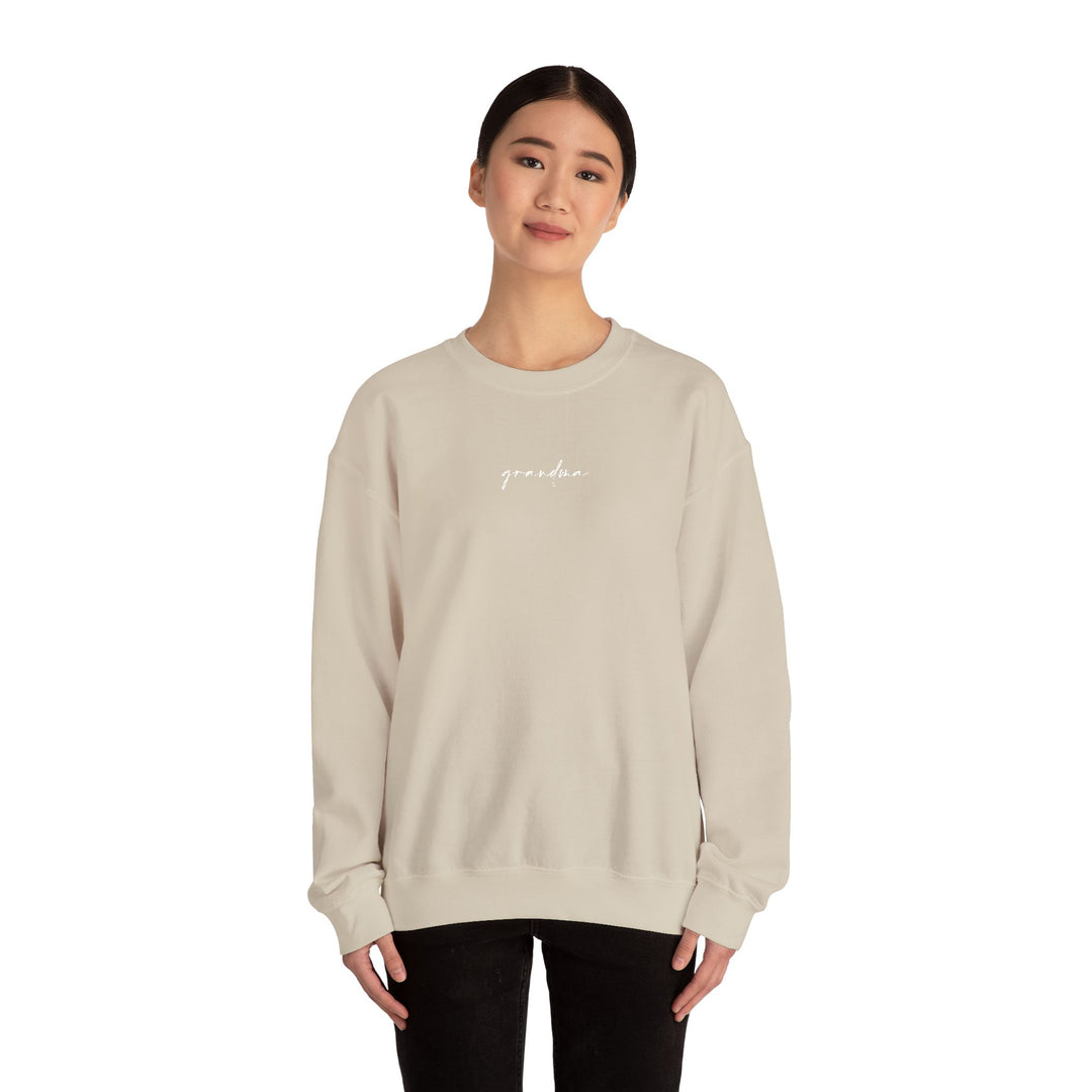 Grandma Embroidered Crewneck Sweatshirt