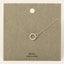 Pave Hoop Pendant Dainty Chain Necklace: GDCRY