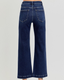 Tinsley Tummy Control High Rise Crop Wide Jeans