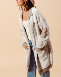 Soft Touch Checkered Cardigan