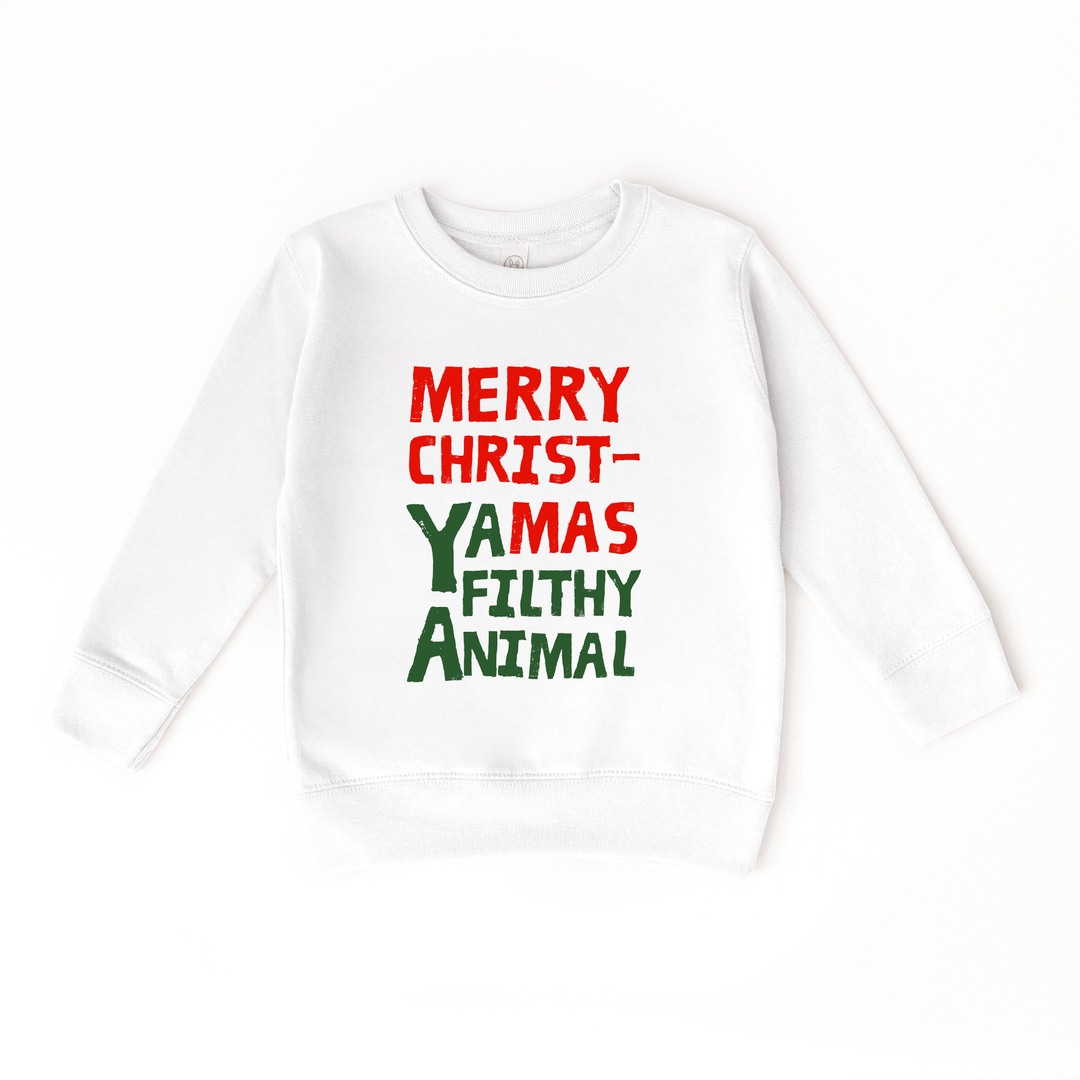 Merry Christmas Ya Filthy Animal Sweatshirt