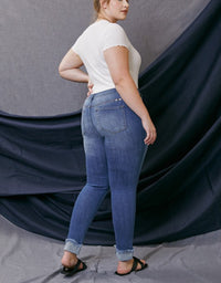 Elvis Curvy High Rise Ankle Skinny Jeans - Medium