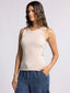 Edlin Tank - Cappuccino Heather