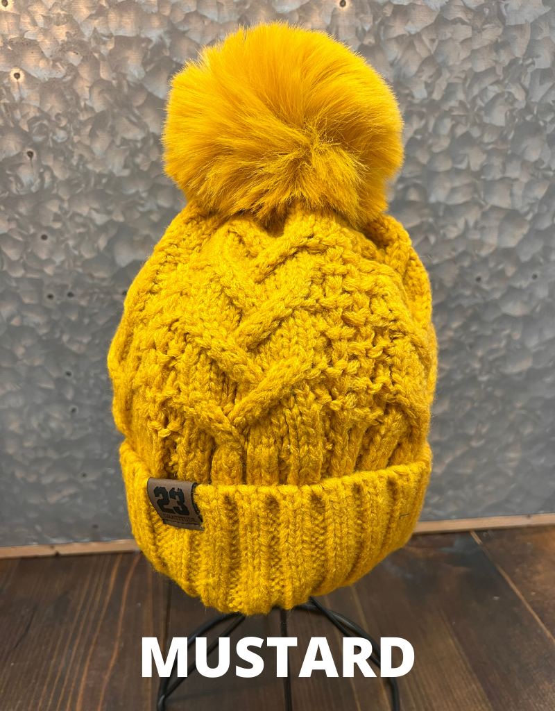 23 Gratitude Pom Pom Beanie
