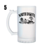16oz Frosted Glass Beer Mug