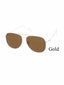 Metal Square Aviator Sunglasses