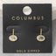 Oval Bezel Cz Drop Earrings: 2SILVER