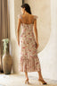 Floral Ruffle Strap Midi Dress