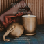 Holiday Soy Candle - 13.5 oz Antique Gold Bell Jar
