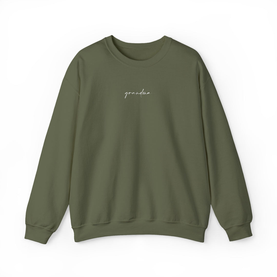 Grandma Embroidered Crewneck Sweatshirt