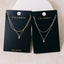 Layered Double Chain Baguette Cz Pendant Necklace: 2SILVER
