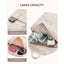 Women's Puffer Gym Backpack with Shoe Compartment,Wet Pocket: Beige