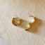 18K Gold Filled Chunky Flat Clicker Hoop Earrings