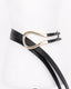 Double Leather Loop Belt