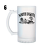 16oz Frosted Glass Beer Mug
