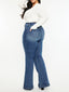 Libby Curvy High Rise Wide Leg Flare Jeans