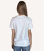 Whimsical Lemon Graphic Tee - White