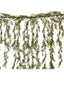 Draping Jasmine Leaf Garland - Green