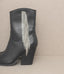 Kai Rhinestone Fringe Boots - Black